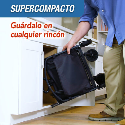 Carrito Plegable Multiusos Titán – Soporta hasta 100 kg, Chasis de Acero y Ruedas Todo Terreno